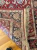 Oriental-Style Wool Area Rug With Floral Motif - 4