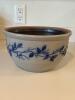 Salmon Falls Stoneware Pot with Blue Vine Design