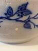 Salmon Falls Stoneware Pot with Blue Vine Design - 4