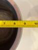 Salmon Falls Stoneware Pot with Blue Vine Design - 5
