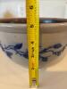 Salmon Falls Stoneware Pot with Blue Vine Design - 6