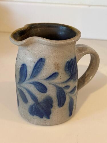 Salmon Falls Stoneware Blue Decorated Jug