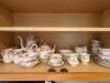 Bone china Tea Sets in Mixed Floral Designs