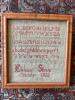 Antique Trio of Framed Needlework Samplers - 12