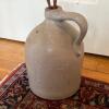 Bennington VT Stoneware Jug with Blue Floral Decoration - 4