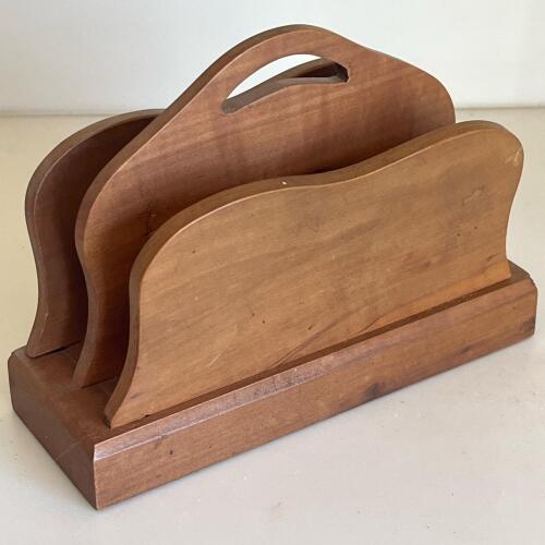 Vintage Wooden Letter Holder