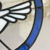 Stained Glass Dove Panel and Poinsettia Panel - 2