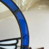 Stained Glass Dove Panel and Poinsettia Panel - 3
