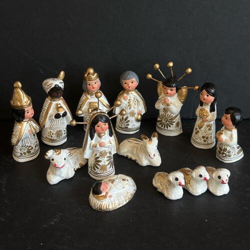 Ceramic Nativity Figurines Set