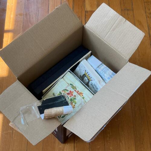 Assorted Mystery Lot Of Stationery, Decorative Napkins, And More