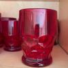 Ruby Red Glass Tumblers and Ruffled Bowls - 3