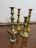 Brass Candlesticks and Candle Snuffer
