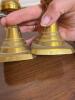 Brass Candlesticks and Candle Snuffer - 4