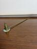 Brass Candlesticks and Candle Snuffer - 12