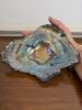 Art Glass Iridescent Freeform Bowl - 2