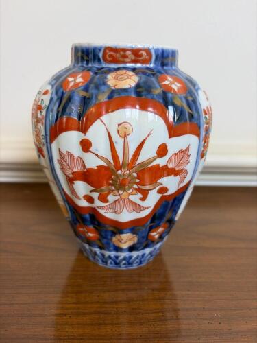 Imari-Style Japanese Porcelain Vase, Late 19th Century