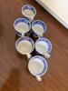 Set of Ten Copeland Spode's Tower Blue & White Cups and Saucers - 6