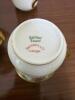 Haviland Limoges Porcelain Cups and Saucers, Gilt-Handled - 5