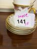 Haviland Limoges Porcelain Cups and Saucers, Gilt-Handled - 10