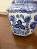 Blue and White Lidded Porcelain Ginger Jar - 2