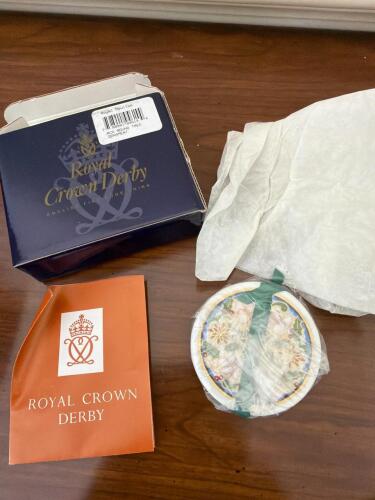 Royal Crown Derby Round Christmas Ornament