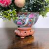 Artificial Topiary Fruit Tree in Painted Ceramic Bowl on Stand - 3