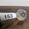 Clear Glass Bud Vase with Round Base - 3
