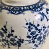 Blue and White Floral Porcelain Ginger Jar - 3