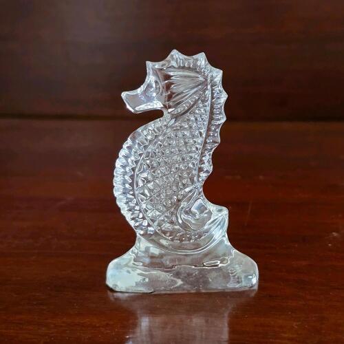 Waterford Crystal Seahorse Figurine