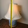Blue and White Porcelain-Style Table Lamp with Shade - 2