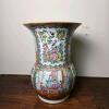 Chinese Rose Medallion-Style Porcelain Vase