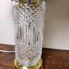 Waterford Crystal Table Lamp with Pleated Shade - 5