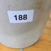 Stoneware Crock with Blue Floral Design, Salt Glaze, Antique-Style - 5