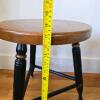 Hitchcock Stencil-Decorated Stool in Country Style - 4