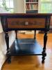 Hitchcock Painted Side Table with Drawer - 2