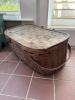 Two Woven Wood Picnic Baskets - 5