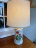 Ceramic Table Lamp With Geranium Motif - 5