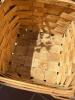 Putney Basketville Wooden Picnic Basket with Hinged Lid - 5