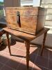 Antique Wooden Tool Box with Table - 2