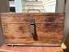 Antique Wooden Tool Box with Table - 3