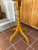 Wood Pedestal Side Table - 4