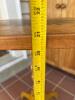 Wood Pedestal Side Table - 10