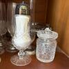 Assorted Glass Lot - Vases, Stemware, and Dishes - 6