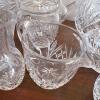 Galway Crystal and Assorted Cut Glassware Lot - 6