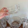 Galway Crystal and Assorted Cut Glassware Lot - 9