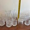 Galway Crystal and Assorted Cut Glassware Lot - 17