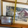 Assorted Framed Landscape and Architectural Art Lot - 15