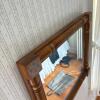 21.25" x 19.5" Hitchcock-Style Wooden Wall Mirror - 5