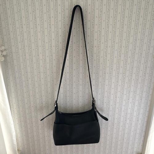 Coach Black Leather Shoulder Bag