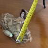 Antique-Style Bisque Doll in Lace Dress - 7